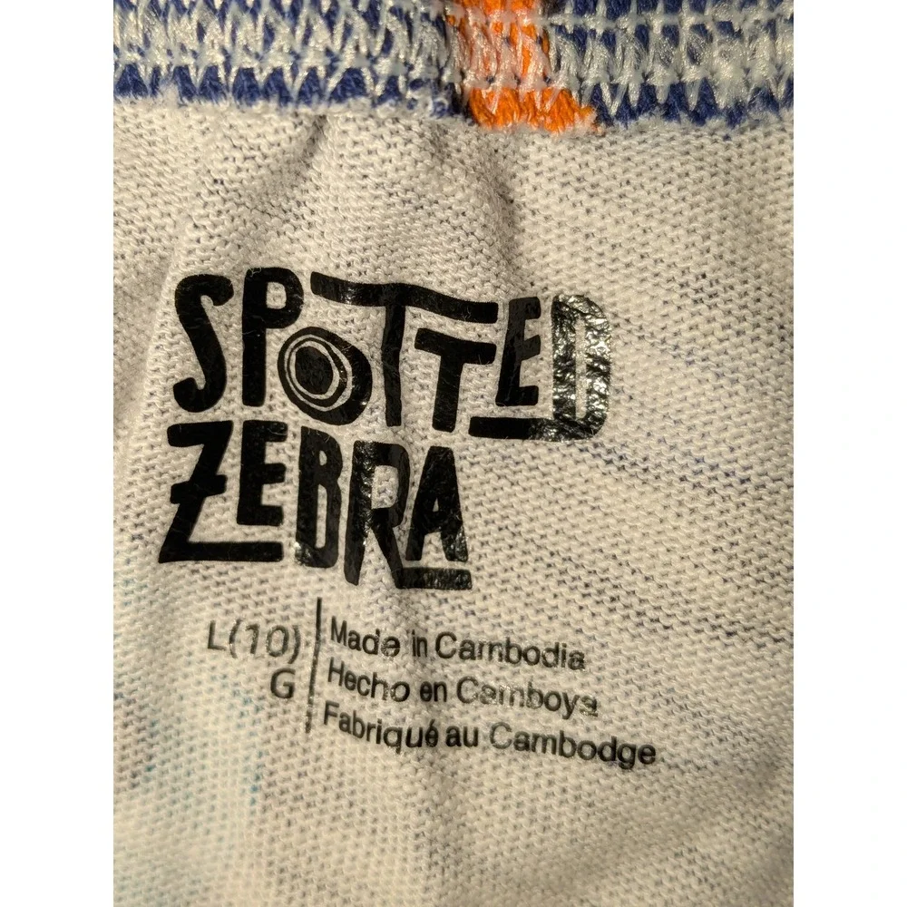 Spotted Zebra Kids Pajama Shorts Boys Girls L(10) Sleepwear Lounge Lot of 2 NWOT